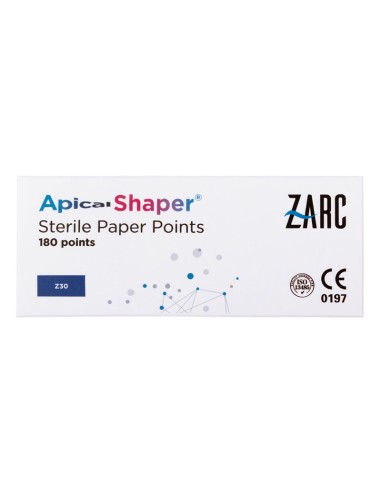 Puntas de papel estériles ApicalShaper de Zarc