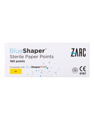 Puntas de papel estériles BlueShaper de Zarc