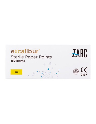 Puntas de papel estériles Excalibur de Zarc