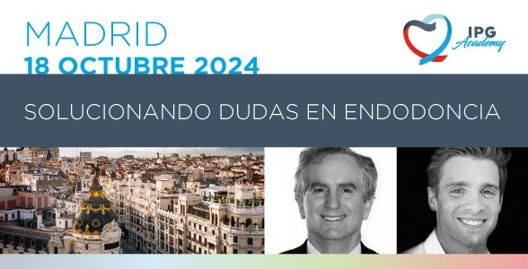 Curso IPG Academy «Solucionando dudas en endodoncia» el 18 de octubre en Madrid