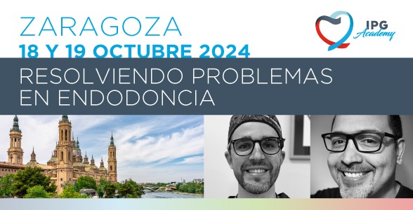 Curso IPG Academy «Resolviendo problemas en endodoncia» el 18 y 19 de octubre en Zaragoza.