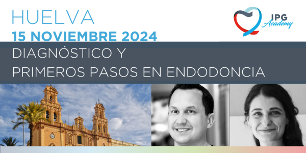 Curso IPG Academy «Diagnóstico y primeros pasos en endodoncia» el 15 de noviembre en Huelva. 